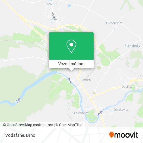 Vodafane mapa