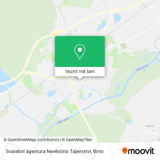 Svatební agentura Nevěstino Tajemství mapa