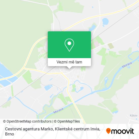 Cestovní agentura Marko, Klientské centrum Invia mapa