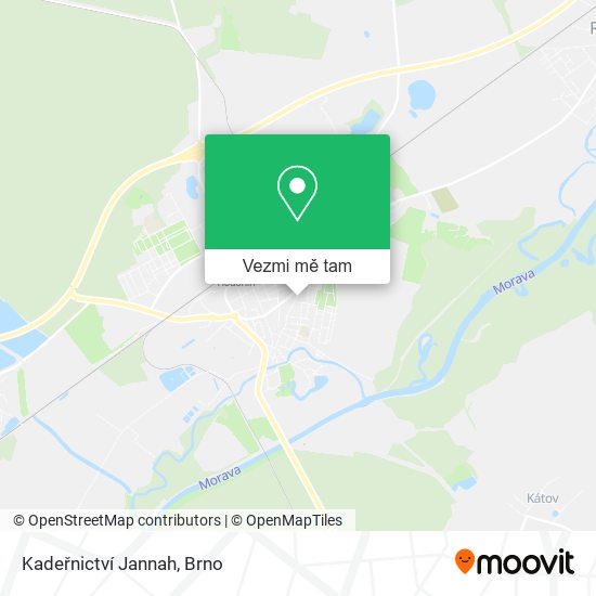 Kadeřnictví Jannah mapa