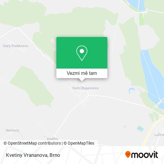 Kvetiny Vrananova mapa