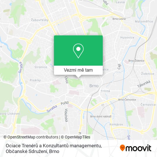 Ociace Trenérů a Konzultantů managementu, Občanské Sdružení mapa