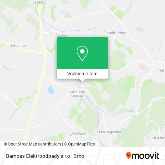 Bambas Elektroodpady s.r.o. mapa