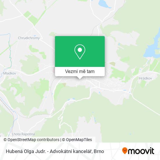 Hubená Olga Judr. - Advokátní kancelář mapa