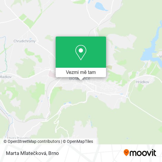 Marta Mlatečková mapa