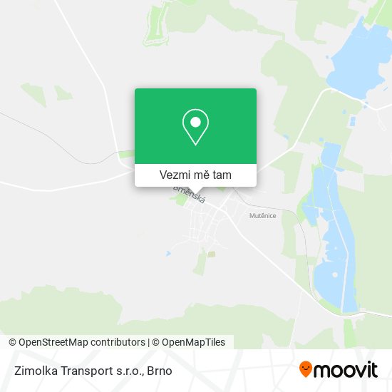 Zimolka Transport s.r.o. mapa