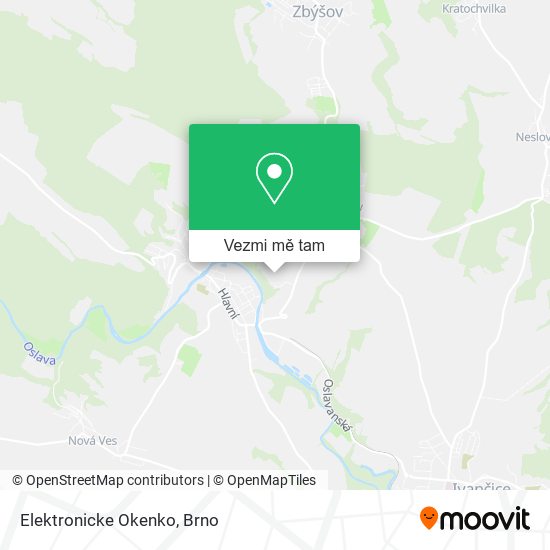 Elektronicke Okenko mapa