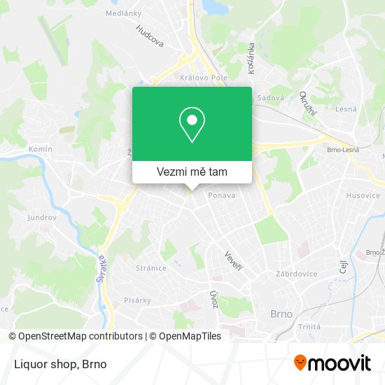 Liquor shop mapa