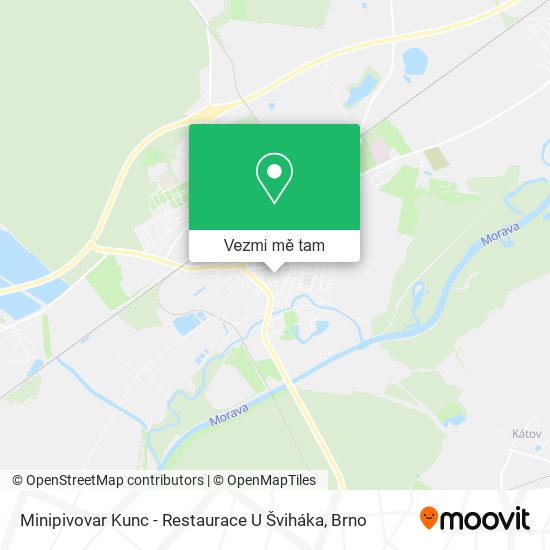 Minipivovar Kunc - Restaurace U Šviháka mapa