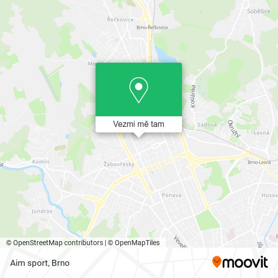 Aim sport mapa