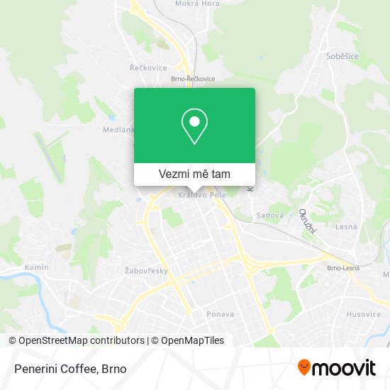 Penerini Coffee mapa