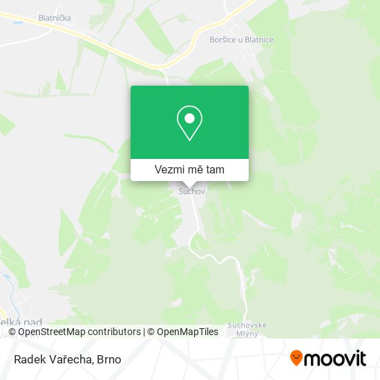 Radek Vařecha mapa