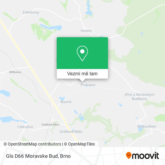 Gls D66 Moravske Bud mapa