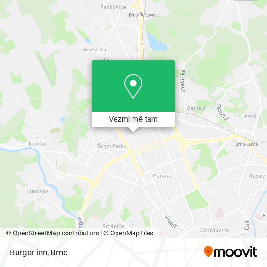 Burger inn mapa