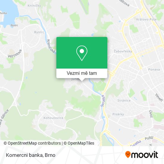 Komercni banka mapa