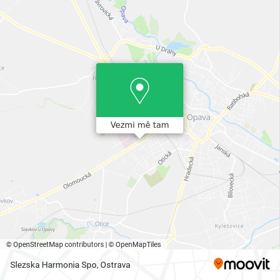 Slezska Harmonia Spo mapa