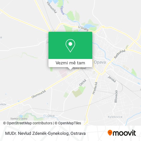 MUDr. Nevlud Zdeněk-Gynekolog mapa