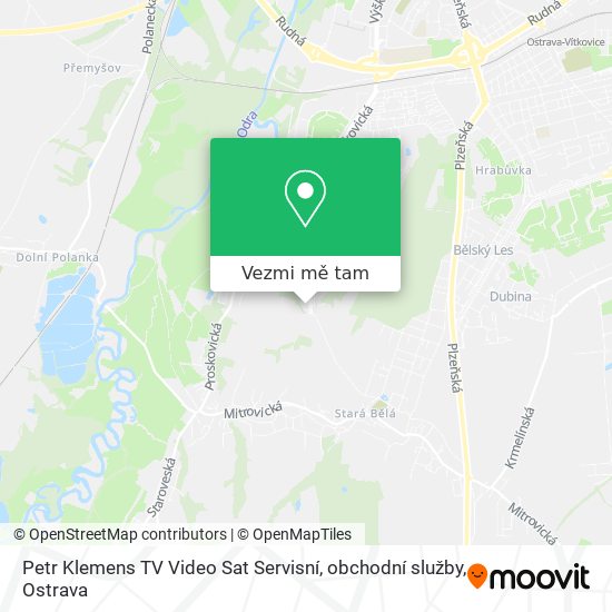 Petr Klemens TV Video Sat Servisní, obchodní služby mapa