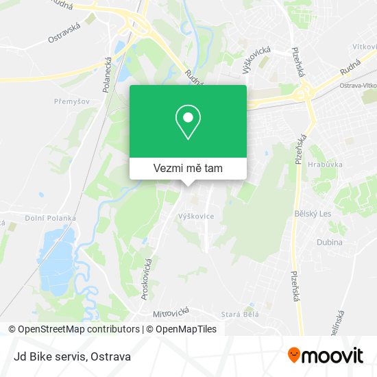Jd Bike servis mapa