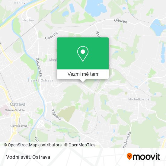 Vodní svět mapa