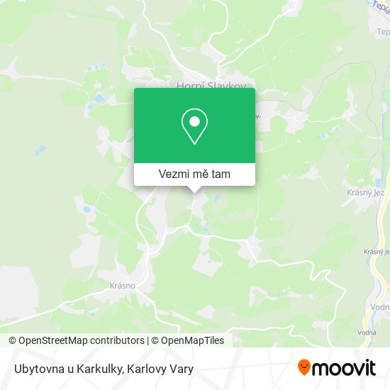 Ubytovna u Karkulky mapa