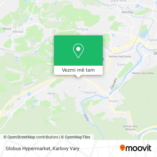 Globus Hypermarket mapa