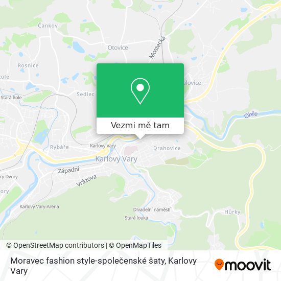 Moravec fashion style-společenské šaty mapa