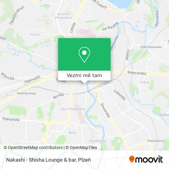 Nakashi - Shisha Lounge & bar mapa