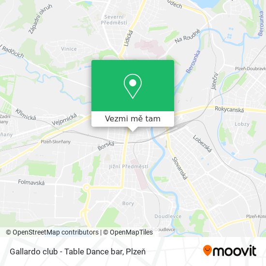 Gallardo club - Table Dance bar mapa