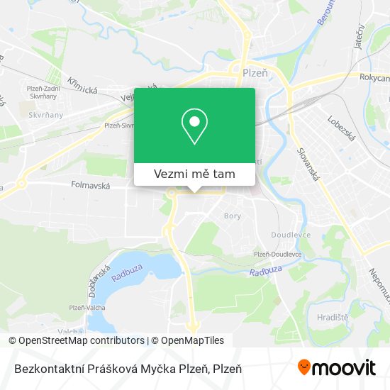 Bezkontaktní Prášková Myčka Plzeň mapa
