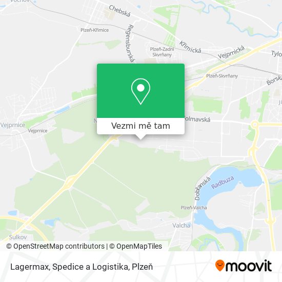Lagermax, Spedice a Logistika mapa