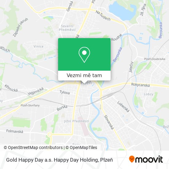 Gold Happy Day a.s. Happy Day Holding mapa