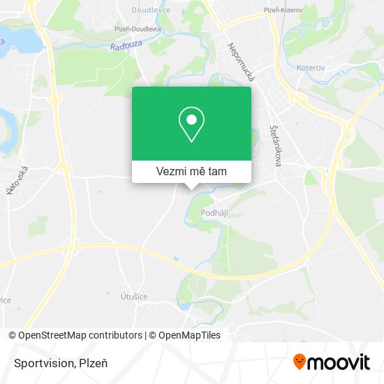 Sportvision mapa