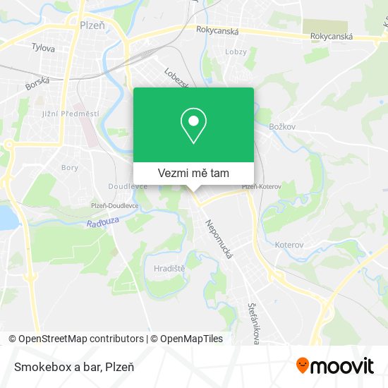 Smokebox a bar mapa