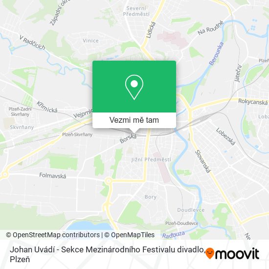 Johan Uvádí - Sekce Mezinárodního Festivalu divadlo mapa