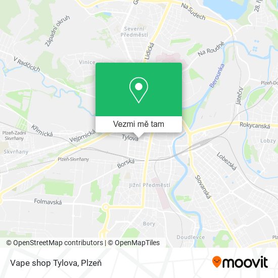 Vape shop Tylova mapa