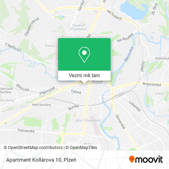Apartment Kollárova 10 mapa