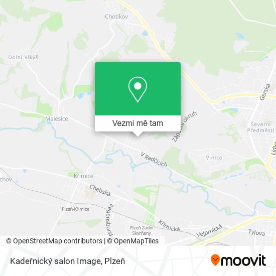 Kadeřnický salon Image mapa