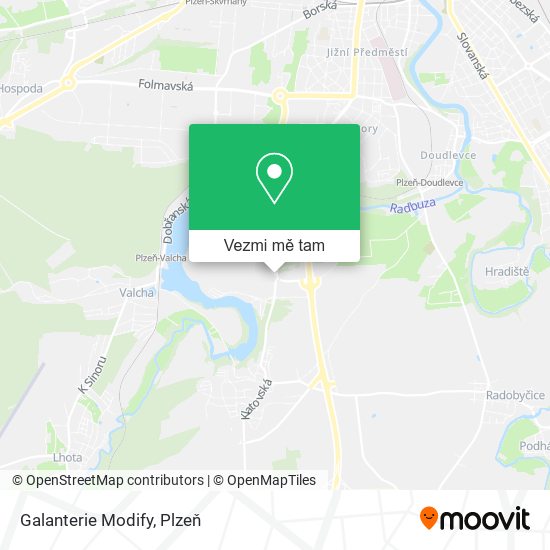 Galanterie Modify mapa
