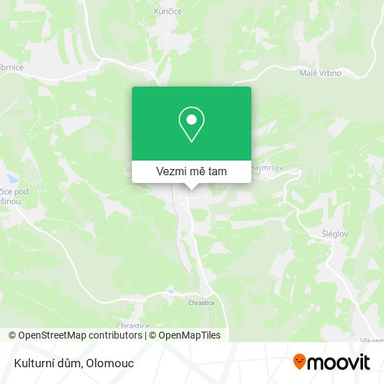 Kulturní dům mapa