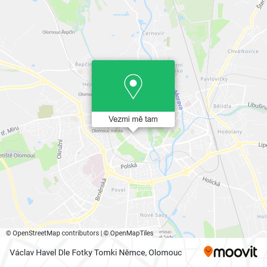 Václav Havel Dle Fotky Tomki Němce mapa