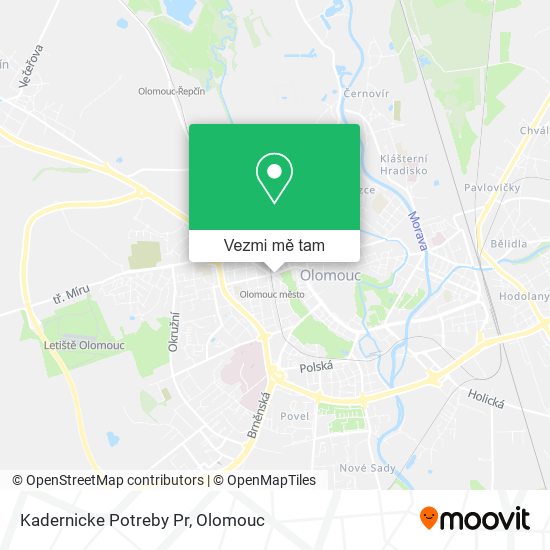 Kadernicke Potreby Pr mapa