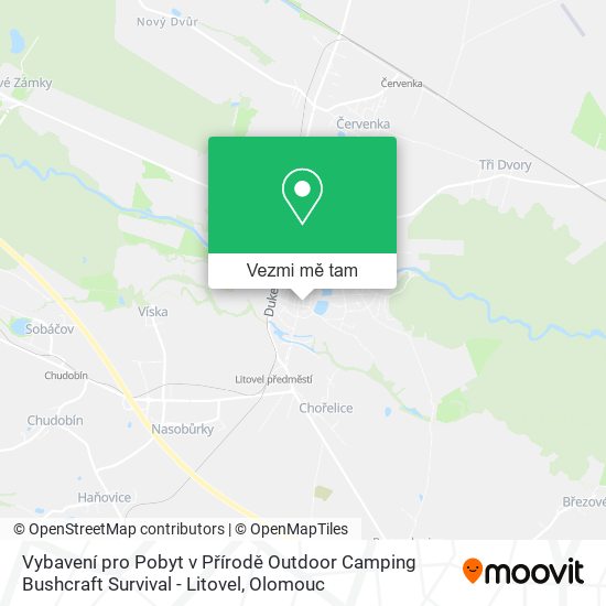 Vybavení pro Pobyt v Přírodě Outdoor Camping Bushcraft Survival - Litovel mapa