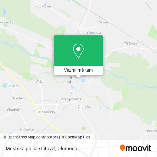 Městská policie Litovel mapa