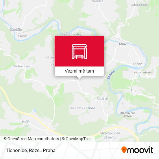 Tichonice, Rozc. mapa