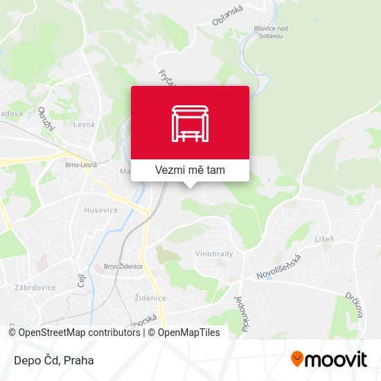 Depo Čd mapa