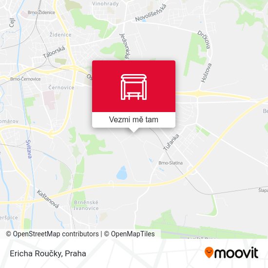 Ericha Roučky mapa
