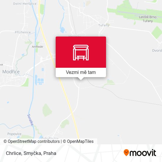 Chrlice, Smyčka mapa