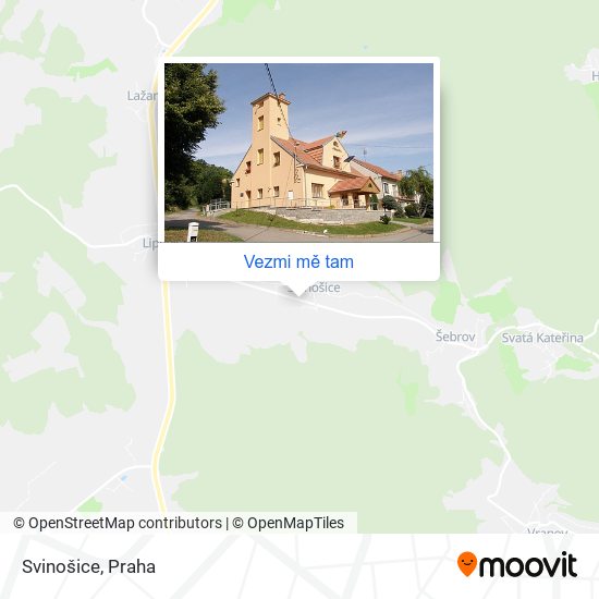 Svinošice mapa