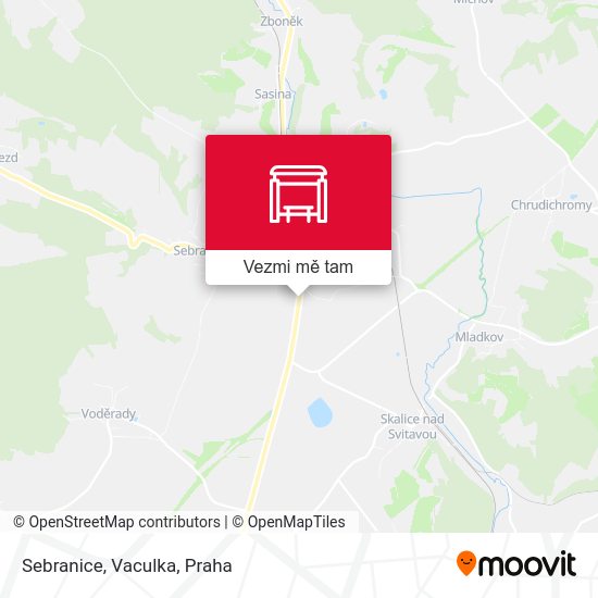 Sebranice, Vaculka mapa
